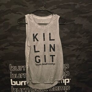 Gray Burn Boot Camp Tank Top